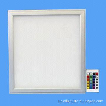 18W RGB Dimming LED Panel Light with Remote Control/50 to 60Hz Frequency/100 to 240V AC Voltages